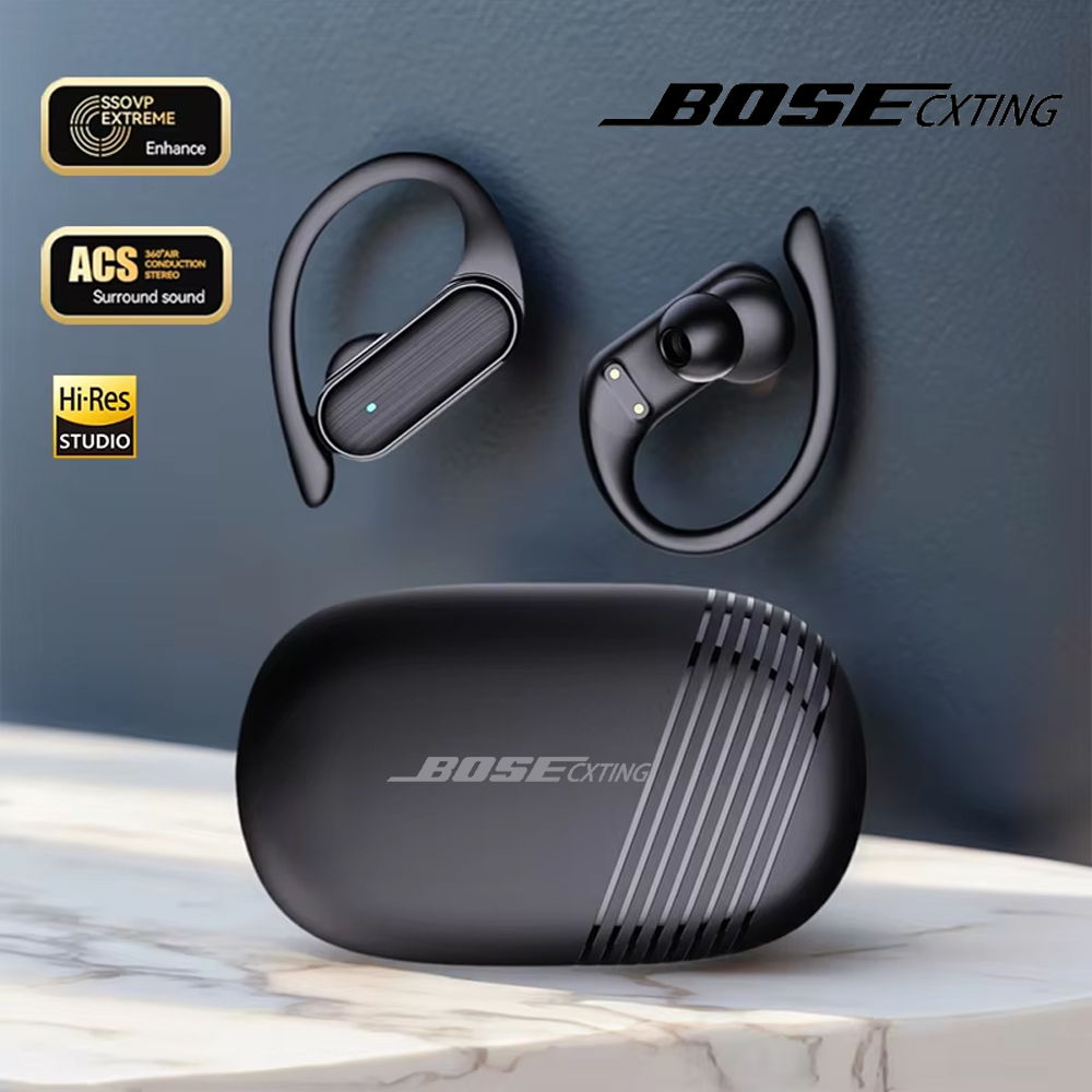 Bluetooth Headset On Ear - BOSECXTING A520 Wireless Business Headphone Ear-Hook