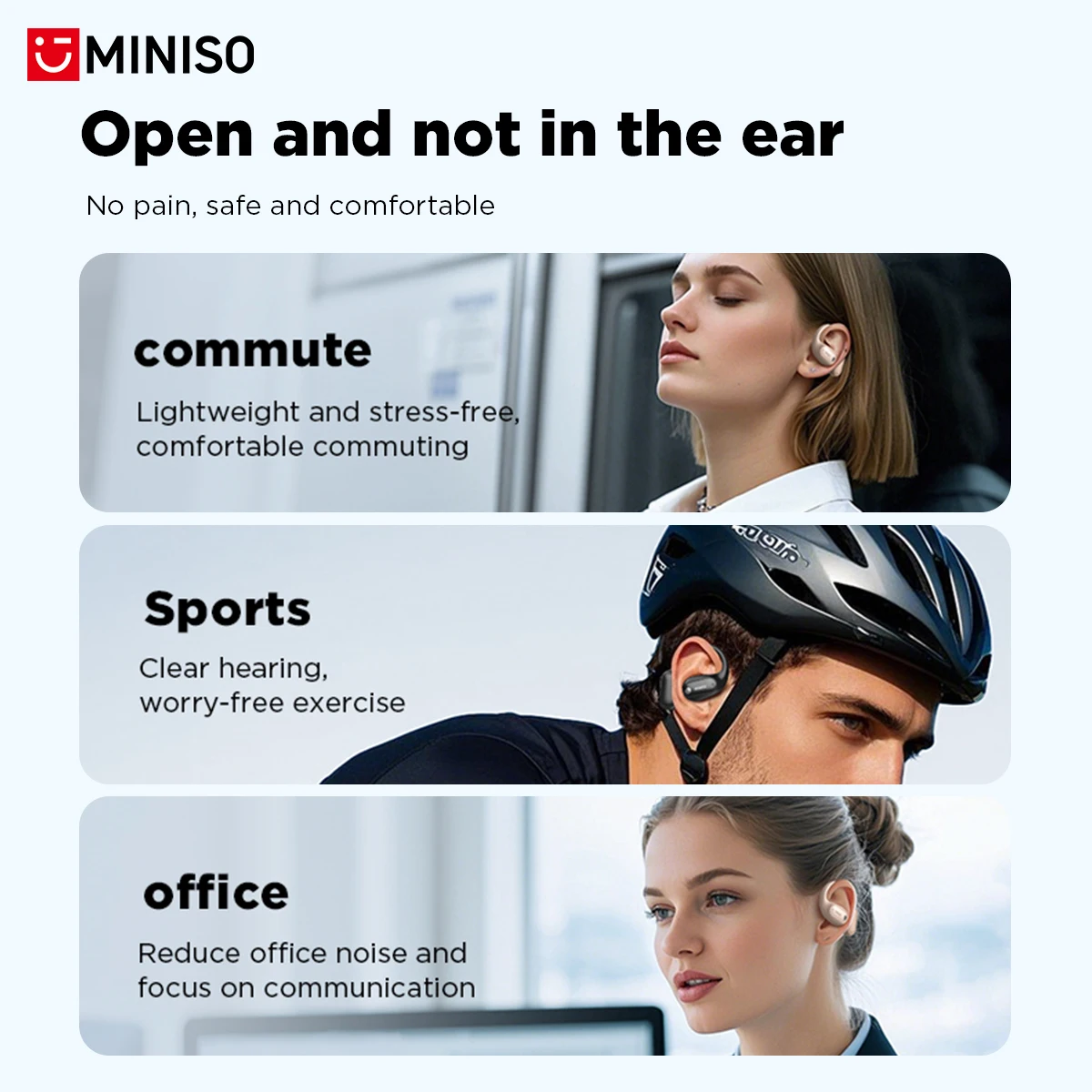 MINISO MS190 Real Time AI Voic - Bluetooth Headset On Ear recension och pris